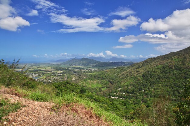 The view on the valley of Kuranda, Cairns, Australia