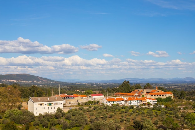 View on village Alpedrinha in Fundao Portugal