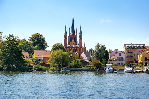 View of Werder on Havel in Brandenburg Germany