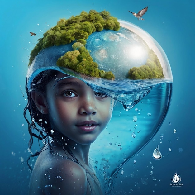 View of World Water Day Awareness Pic