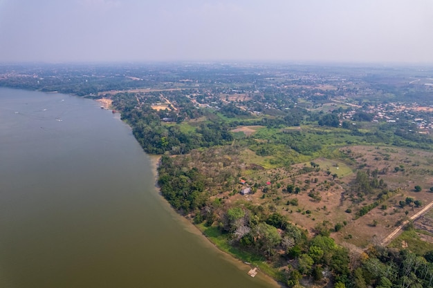 View of the Yarinacocha lagoon in Pucallpa