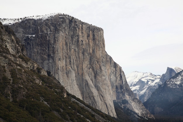 View of Yosemite National Park in USA