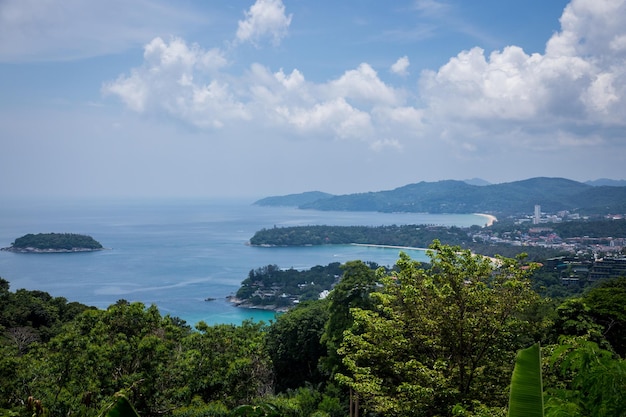 Viewing platform from the mountain in Thailand