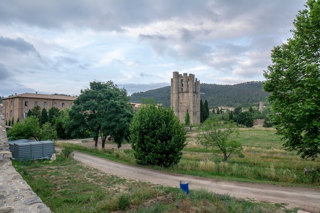 Views of the Abbey of St Mary of Lagrasse abbaye SainteMarie France