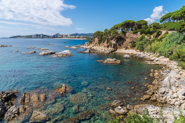 Views of the costa brava, Spain.