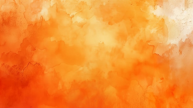 Photo vignetting orange gradient background image in watercolor style