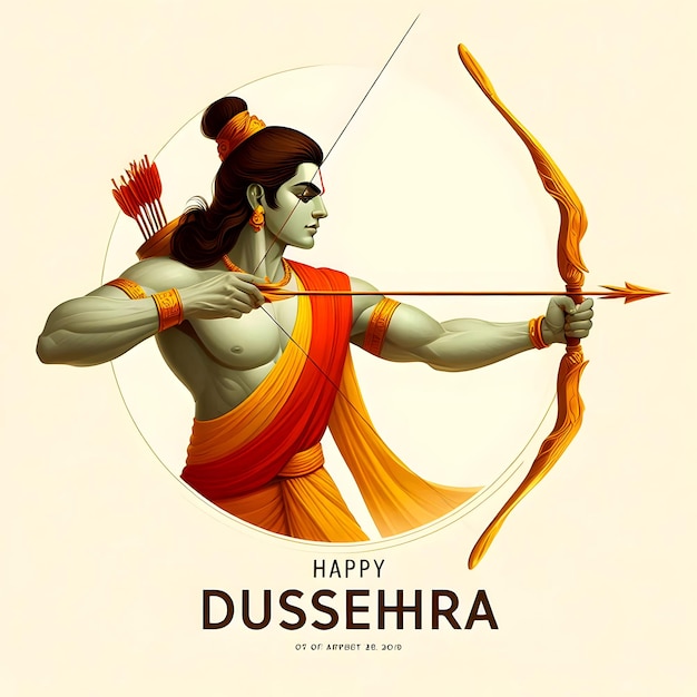 Vijayadashami Dussehra Durga Puja and Navaratri wishes for Instagram social media post