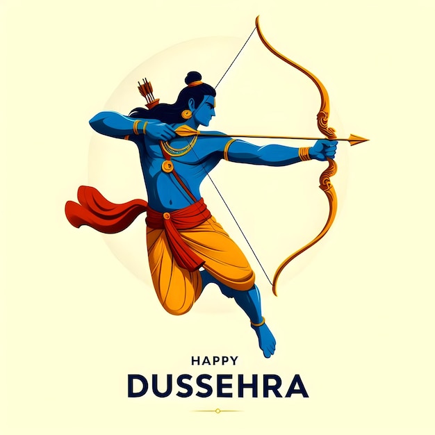 Photo vijayadashami dussehra durga puja and navaratri wishes for instagram social media post