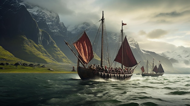 Photo viking_longships_in_icelandic