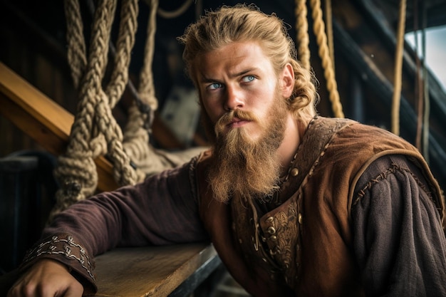 Vikings Varangians early medieval Scandinavian seafarers in 8th and 11th centuries who made sea voyages Swedish Norwegian Danish Covenanters Assault Occupiers Scandinavia Nordic Generative AI