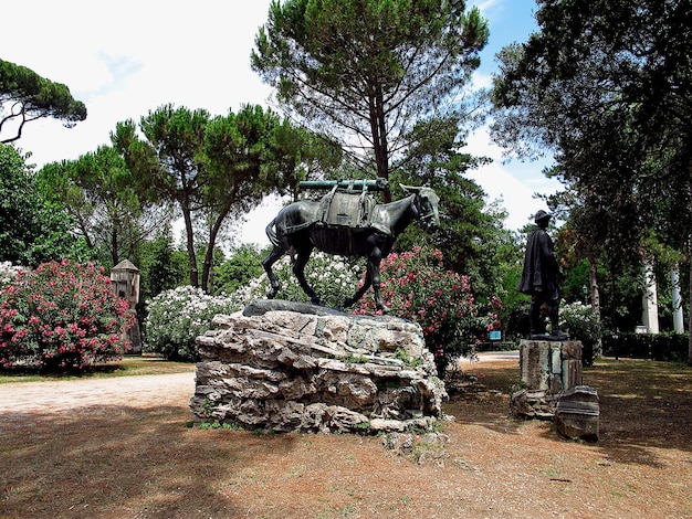 Villa Borghese gardens Rome Italy