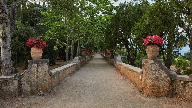 Villa Cimbrone in Ravello Amalfi Coast Italy.