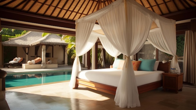 The villa at the four seasons resort bali