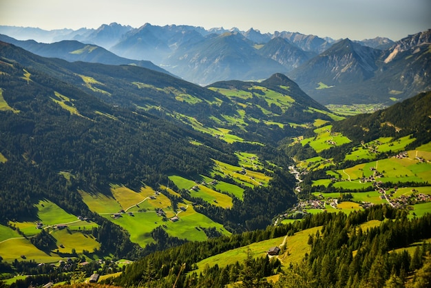 The village of  in Alpbach ValleyAustriaTirol