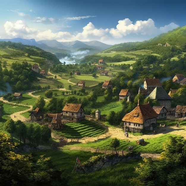 The village of the black dragon