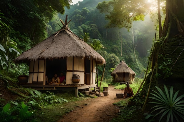 A village in the jungle