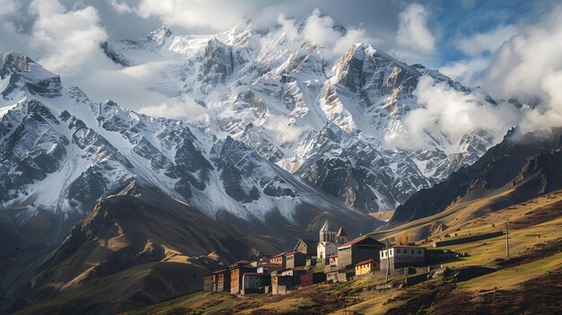 a village in the mountains