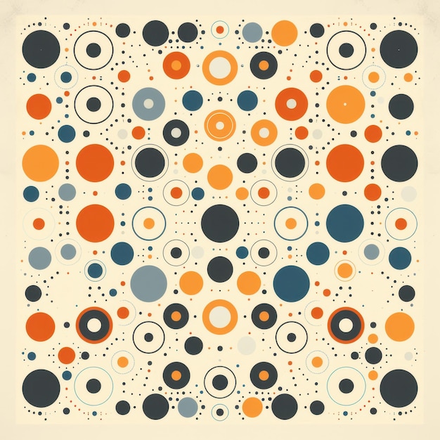 Photo vintage abstract circle pattern