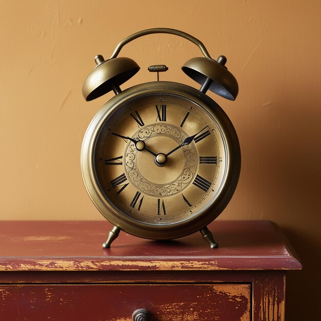 Photo vintage alarm clock