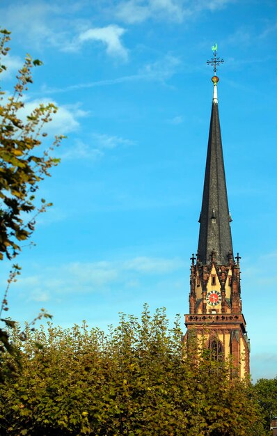 Vintage Ancient Historical Christianity Temple Church Building