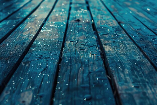 vintage beach wood background old blue color wooden plank