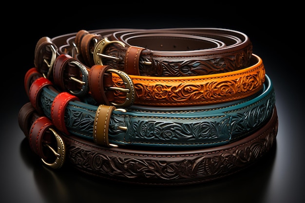 Photo vintage belts