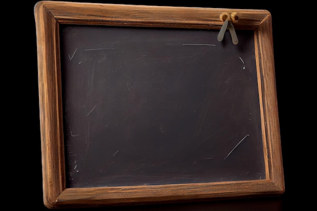 Vintage blackboard or school slate Generative AI