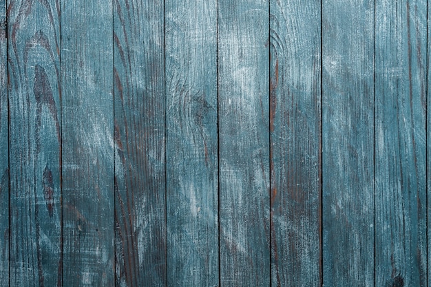 Vintage blue wood background texture. Old painted wood wall