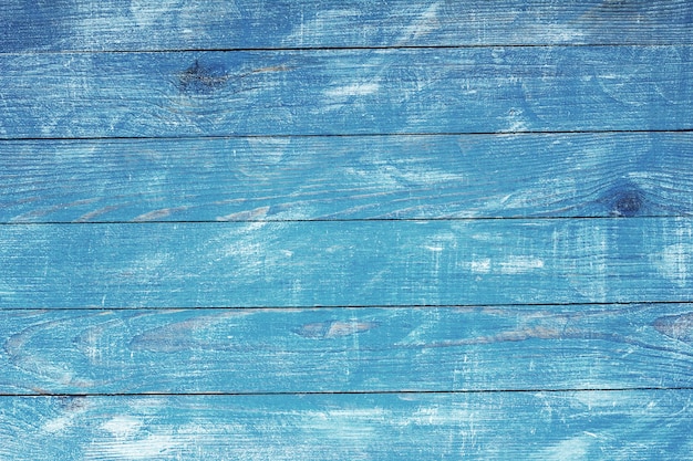 Vintage blue wood background texture.