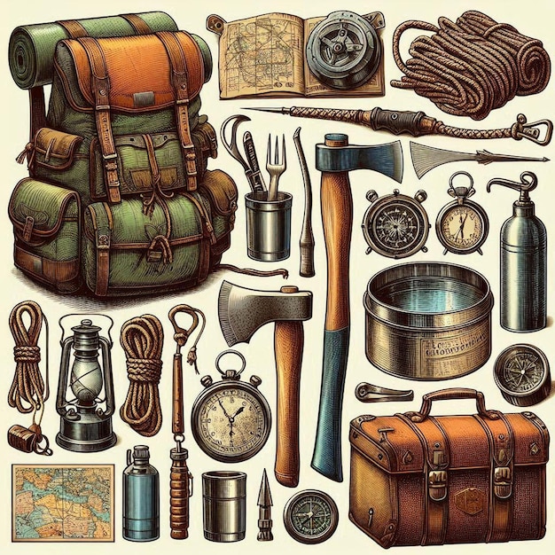 Vintage Camping Gear