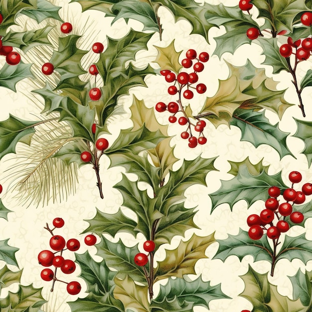 Vintage Christmas pattern