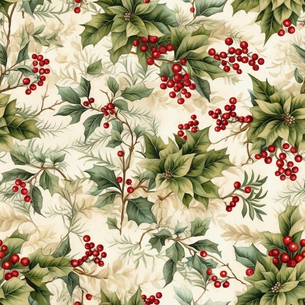 Vintage Christmas pattern