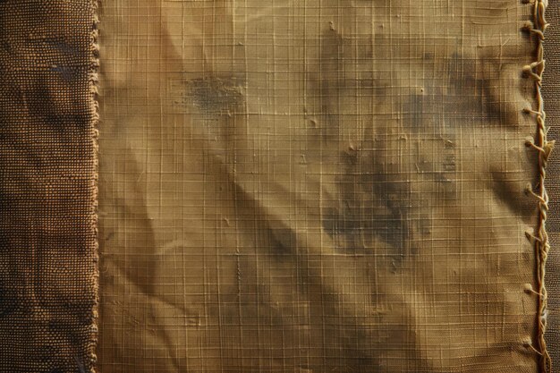 Photo vintage cloth book cover with yellow brown screen pattern and textures