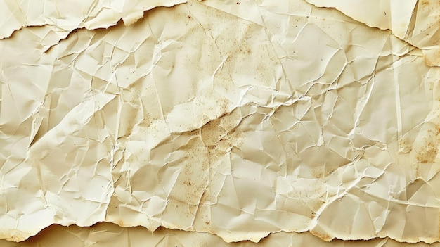 Vintage crumpled paper