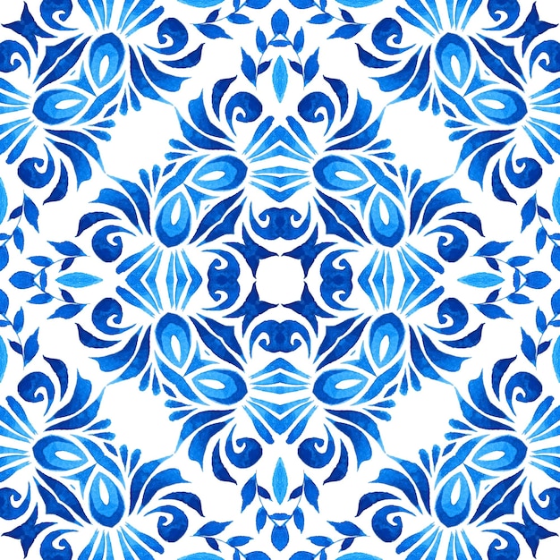 Vintage damask seamless ornamental arabesque paint tile design pattern for ceramic decor design Spanish inspired style ceramic damask medallion I