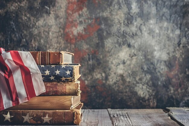 Photo vintage distressed patriotic usa graphic