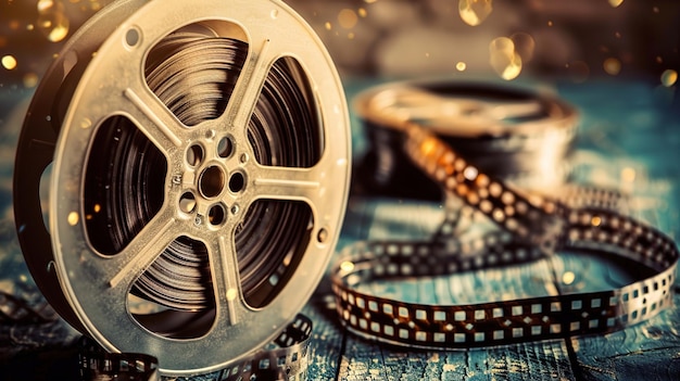 vintage film wheel