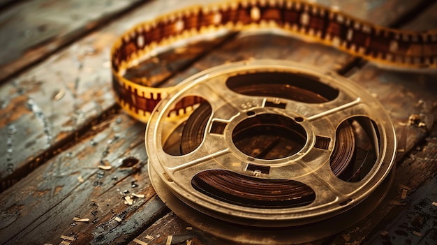 vintage film wheel