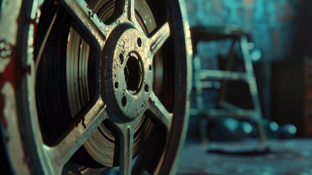 Photo vintage film wheel