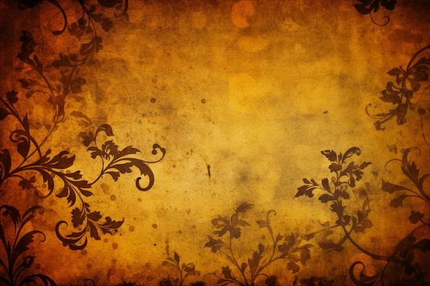 Vintage floral pattern background