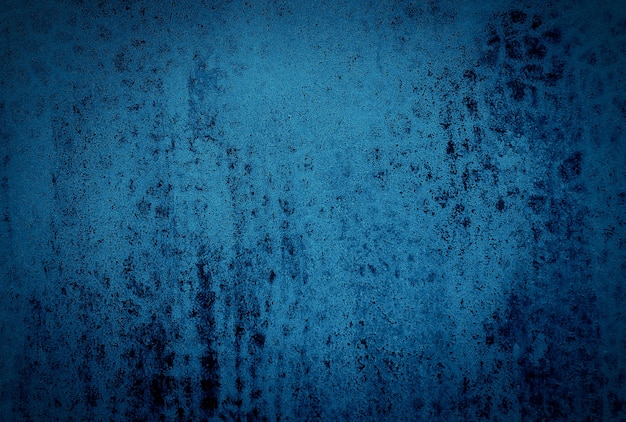 Vintage grunge blue concrete texture wall background