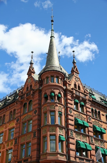 The vintage house on Karl Johans Street Oslo Norway