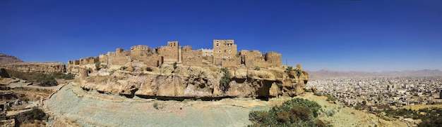 The vintage house in the small village close Sana'a Yemen