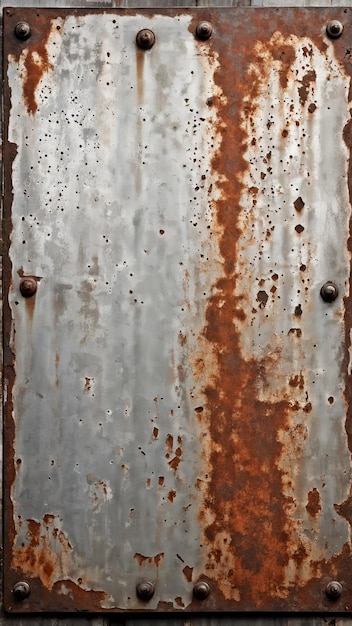 Photo vintage industrial steel with grunge texture