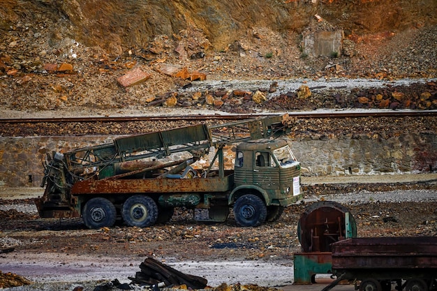 Vintage Mining Equipment at Rio Tinto Mines