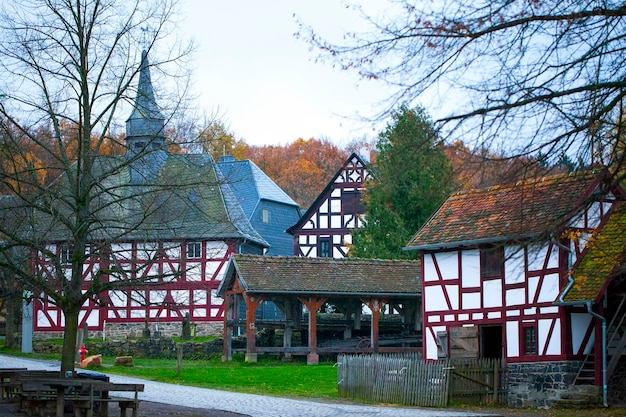 Vintage Old German Architecture Farm House Photo