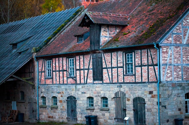 Vintage Old German Architecture Farm House Photo