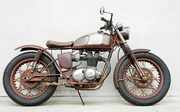 Vintage Old Motorcycle