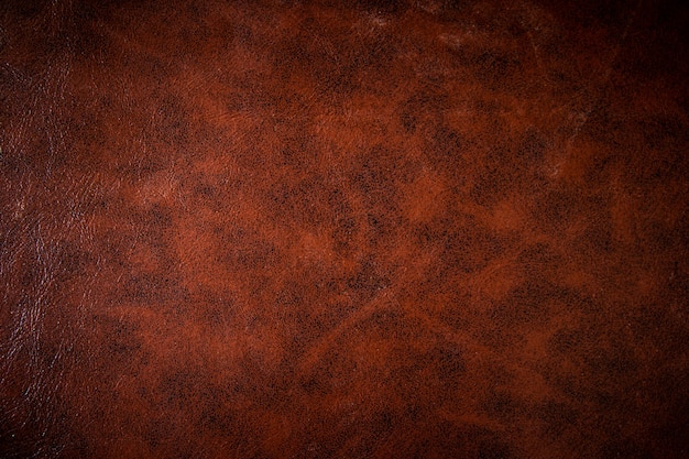 Photo vintage or old style of brown leather texture use as a background