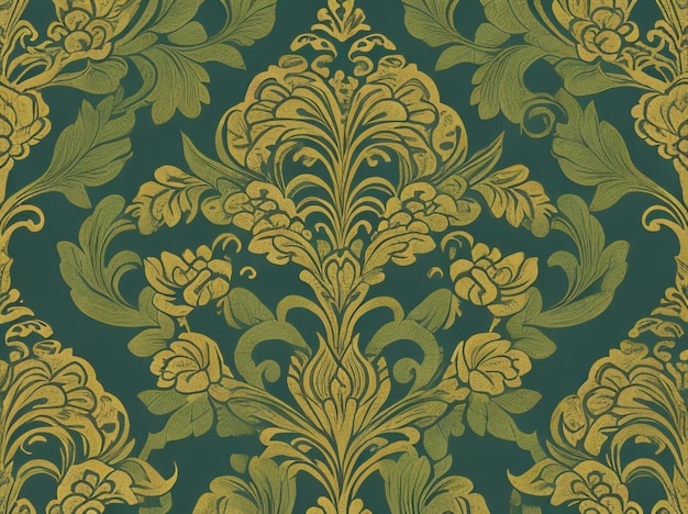 Vintage Ornament Wallpaper Background Classic Elegance